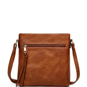 EMERY ROSE Zip Front Square Bag